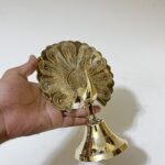 brass peacock figurine - decorative showpiece for homes and offices - 8 inches - 420 gram - Image 3