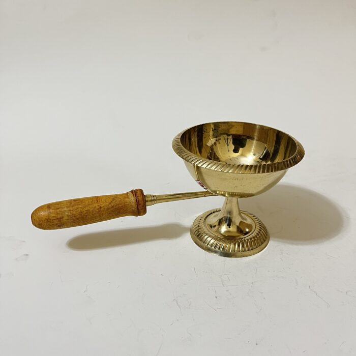 পিতলের ধূপদানি - ৪০০ গ্রাম - ৪.৫ ইঞ্চি - Image 2