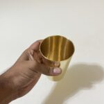 পিতলের গ্লাস - ৪০০ মিলি - ৪.৩ ইঞ্চি- ৩৮০ গ্রাম - Image 3