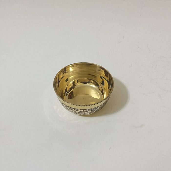 South indian brass Bowl - 4 inches - 175 gram - Image 3