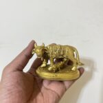 পিতলের এন্টিক ডিজাইনের গাভী সেট- ৩ ইঞ্চি - ৪৫০ গ্রাম - Image 3