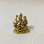 পিতলের এন্টিক ডিজাইনের শিব পার্বতী পরিবার - ৩ ইঞ্চি - ৪৫০ গ্রাম