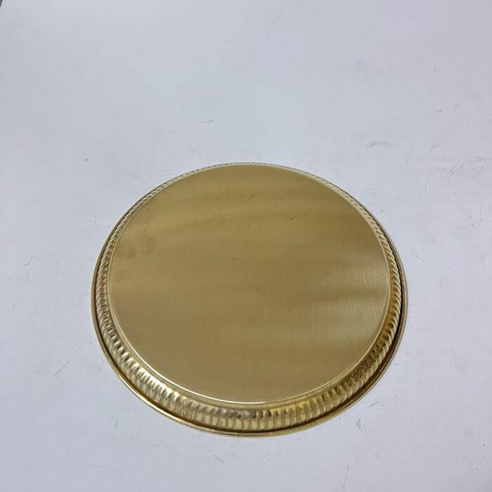 Brass Minakari Plate - 9 inches - 230 gram - Image 2