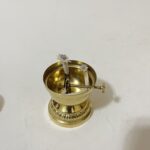 Brass Akhand Lamp - 80 ml - 6.2 inches - 150 gram - Image 3
