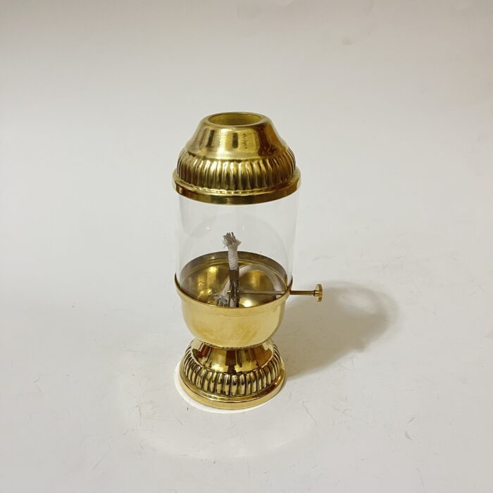 Brass Akhand Lamp - 160 ml - 7 inches - 230 gram - Image 1