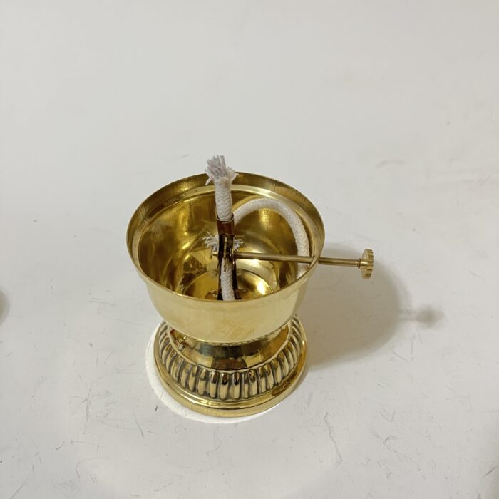 Brass Akhand Lamp - 160 ml - 7 inches - 230 gram - Image 3
