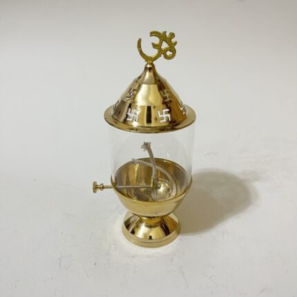 Brass Akhand Deep - 80 ml - 300 gram - 8 inches