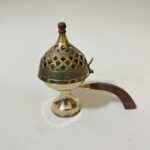 Brass South indian Dhupdani - 8 inches - 500 gram