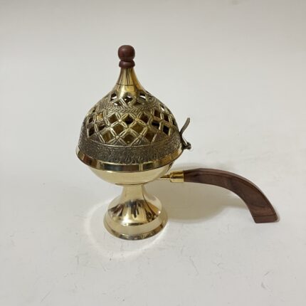 Brass South indian Dhupdani - 8 inches - 500 gram