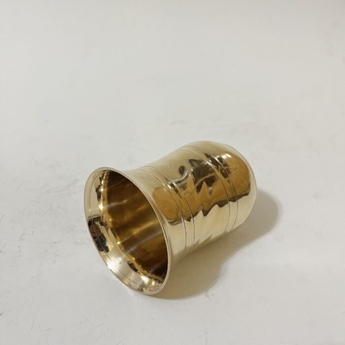 অরিজিনাল ইন্ডিয়ান কাসার গ্লাস - ৪০০ মিলি - ২৯০-৩৩০ গ্রাম - Image 2