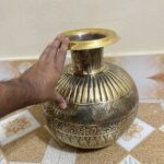 পিতলের নকশা কলস - ১০ লিটার - ২১৭০ গ্রাম - Image 2