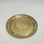 পিতলের রিকাব থালা - পুরাতন - ১১ ইঞ্চি - ৫০০ গ্রাম