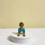 পিতলের ছোট রাধারানী - ৩ ইঞ্চি- ৩৮০ গ্রাম - Image 2