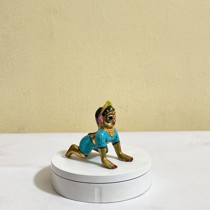 পিতলের ছোট রাধারানী - ৩ ইঞ্চি- ৩৮০ গ্রাম - Image 1