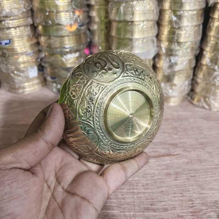 পিতলের আয়াতুল কুরসি বাটি - ৪ ইঞ্চি - Image 2