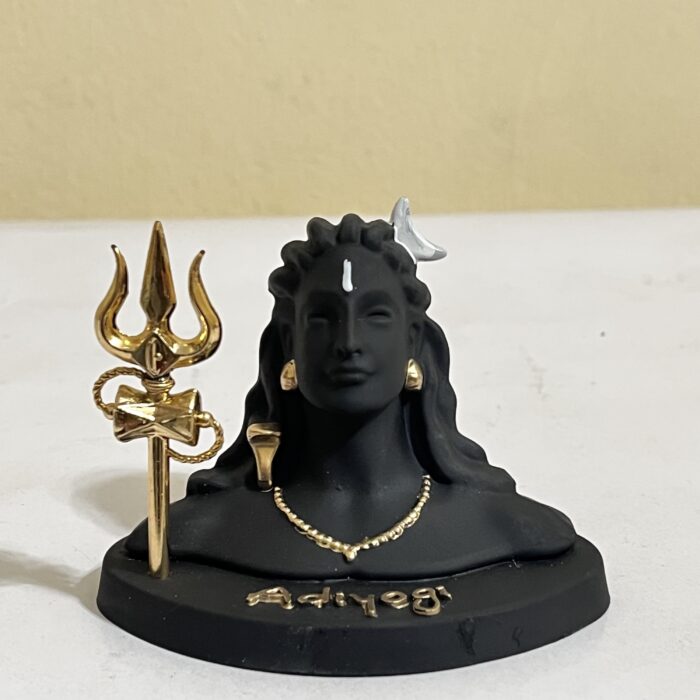 ফাইবারের তৈরি ছোট আদিযোগী - বাসা,গাড়ির ডেসবোর্ড, অফিস, টেবিল সাজানোর জন্য পারফেক্ট - Image 1