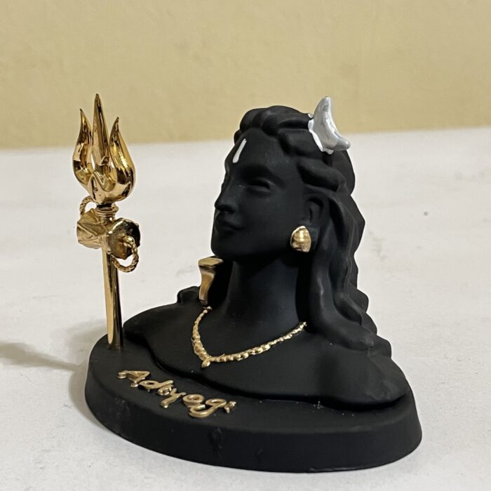 ফাইবারের তৈরি ছোট আদিযোগী - বাসা,গাড়ির ডেসবোর্ড, অফিস, টেবিল সাজানোর জন্য পারফেক্ট - Image 3