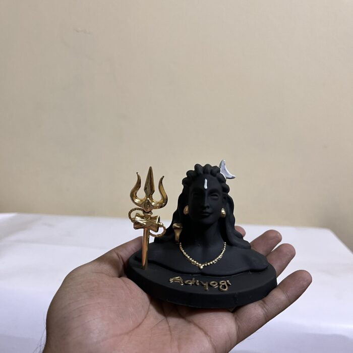 ফাইবারের তৈরি ছোট আদিযোগী - বাসা,গাড়ির ডেসবোর্ড, অফিস, টেবিল সাজানোর জন্য পারফেক্ট - Image 5