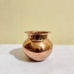 তামার ১ লিটার সাইজের ঘটি - ৪৬০ গ্রাম