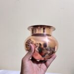 তামার ১ লিটার সাইজের ঘটি - ৪৬০ গ্রাম - Image 3