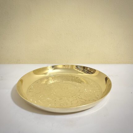 Brass Premium Quality Plate - 11 inches - 1150 gm