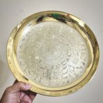 Brass Premium Quality Plate - 11 inches - 1150 gm - Image 4