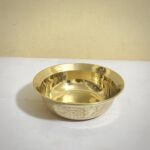 Brass Premium Quality Bowl - 7 inches - 620 gm - Image 2