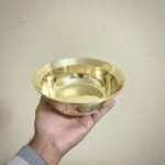 Brass Premium Quality Bowl - 7 inches - 620 gm - Image 3