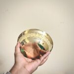 Brass Premium Quality Bowl - 7 inches - 620 gm - Image 4