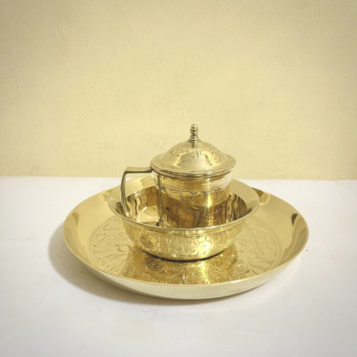 Brass Premium Quality Dinner Set - Big Size - Special And Lifetime - Image 3
