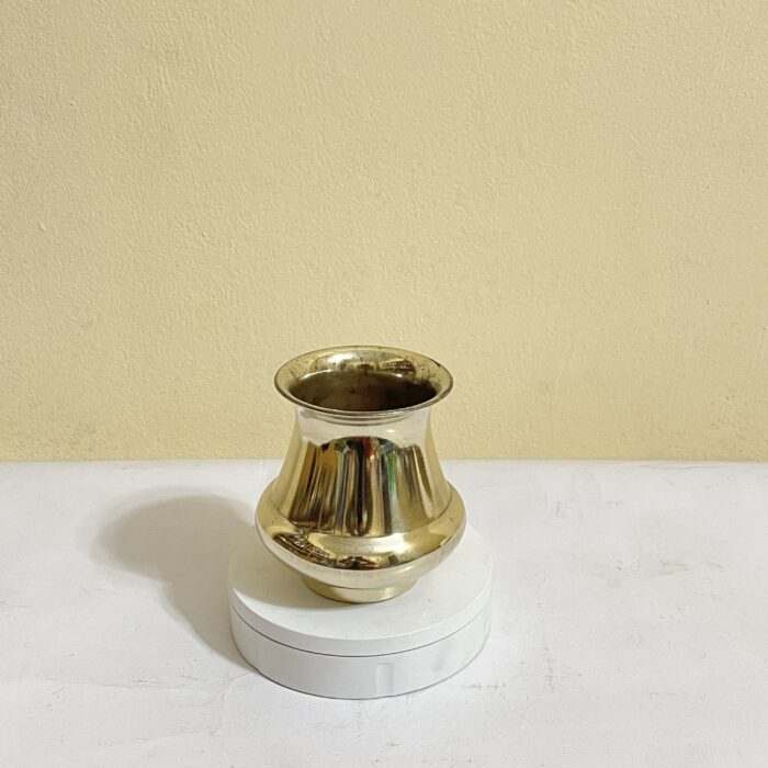 পিতলের পুরনো ঘটি - ৪ ইঞ্চি - ৫০০ গ্রাম - Image 2