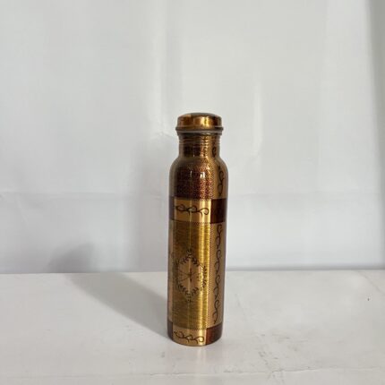 Pure Copper, BPA Free Water Bottle, Leak Proof, Office Bottle, Boosts Immunity, Supports Digestive & Liver Health, Ayurveda Inspired