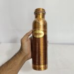 Pure Copper, BPA Free Water Bottle, Leak Proof, Office Bottle, Boosts Immunity, Supports Digestive & Liver Health, Ayurveda Inspired - Image 2