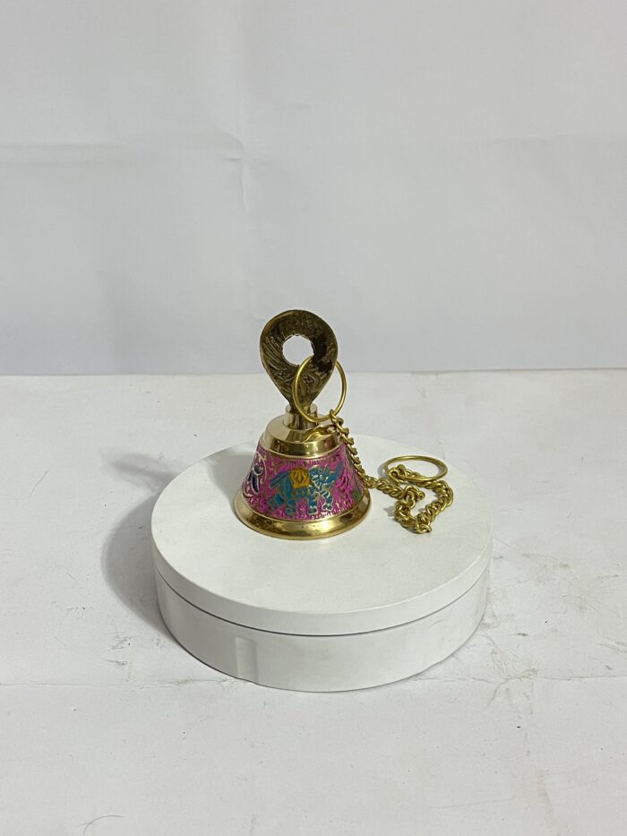 img_1706 Brass Small ghonta with chain - 130 gm - Image 1