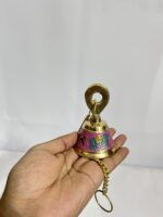 Brass Small ghonta with chain - 130 gm - Image 2