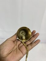 Brass Small ghonta with chain - 130 gm - Image 3