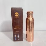 100% Pure Copper, BPA Free Water Bottle, Leak Proof, Office Bottle, Boosts Immunity, Supports Digestive & Liver Health, Ayurveda Inspired