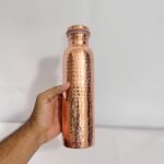 100% Pure Copper, BPA Free Water Bottle, Leak Proof, Office Bottle, Boosts Immunity, Supports Digestive & Liver Health, Ayurveda Inspired - Image 2