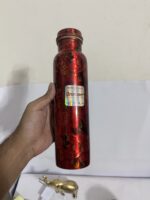 100% Pure Copper, BPA Free Water Bottle, Leak Proof, Office Bottle, Boosts Immunity, Supports Digestive & Liver Health, Ayurveda Inspired