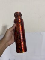 100% Pure Copper, BPA Free Water Bottle, Leak Proof, Office Bottle, Boosts Immunity, Supports Digestive & Liver Health, Ayurveda Inspired - Image 2