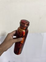 100% Pure Copper, BPA Free Water Bottle, Leak Proof, Office Bottle, Boosts Immunity, Supports Digestive & Liver Health, Ayurveda Inspired - Image 3