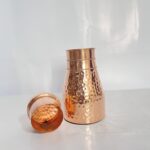100% pure copper bedroom water jar with an inbuilt glass, Boosts Immunity, Supports Digestive & Liver Health, Ayurveda Inspired - Image 4