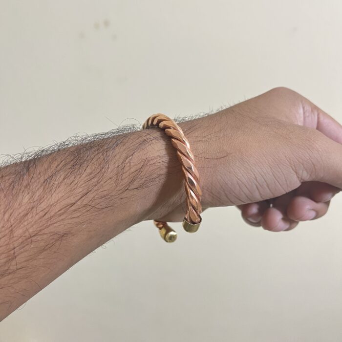 তামার ব্রেসলেট - ফ্রি সাইজ - ১৫-২০ গ্রাম - Image 1