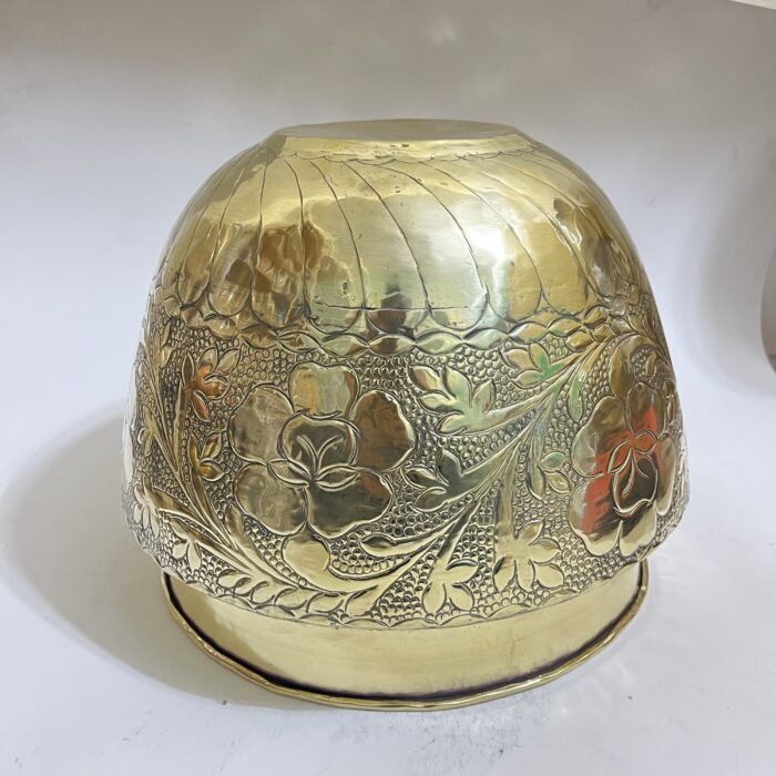 Brass Flowers Base - Size 11"/9.5" - 1100 gram - Image 3