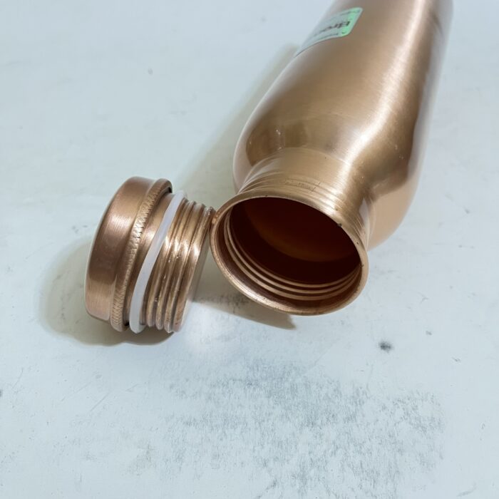 100% Pure Copper, BPA Free Water Bottle, Leak Proof, Office Bottle, Boosts Immunity, Supports Digestive & Liver Health, Ayurveda Inspired - Image 3