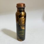 100% Pure Copper, BPA Free Water Bottle, Leak Proof, Office Bottle, Boosts Immunity, Supports Digestive & Liver Health, Ayurveda Inspired