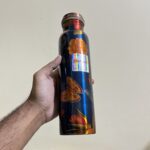 100% Pure Copper, BPA Free Water Bottle, Leak Proof, Office Bottle, Boosts Immunity, Supports Digestive & Liver Health, Ayurveda Inspired - Image 2