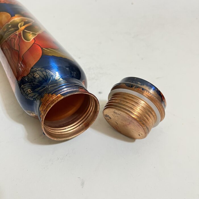 Pure Copper Bottle, BPA Free Water Bottle, Leak Proof, Office Bottle, Boosts Immunity, Supports Digestive & Liver Health, Ayurveda Inspired - Image 3