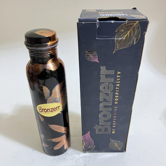 Pure Copper Bottle, BPA Free Water Bottle, Leak Proof, Office Bottle, Boosts Immunity, Supports Digestive & Liver Health, Ayurveda Inspired - Image 4