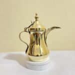 Pure Brass Old Arabian Kettle - 770 gm - Image 2